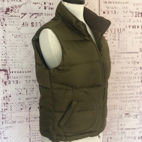 Hunter green Puffer Vest - Picture 4 of 8